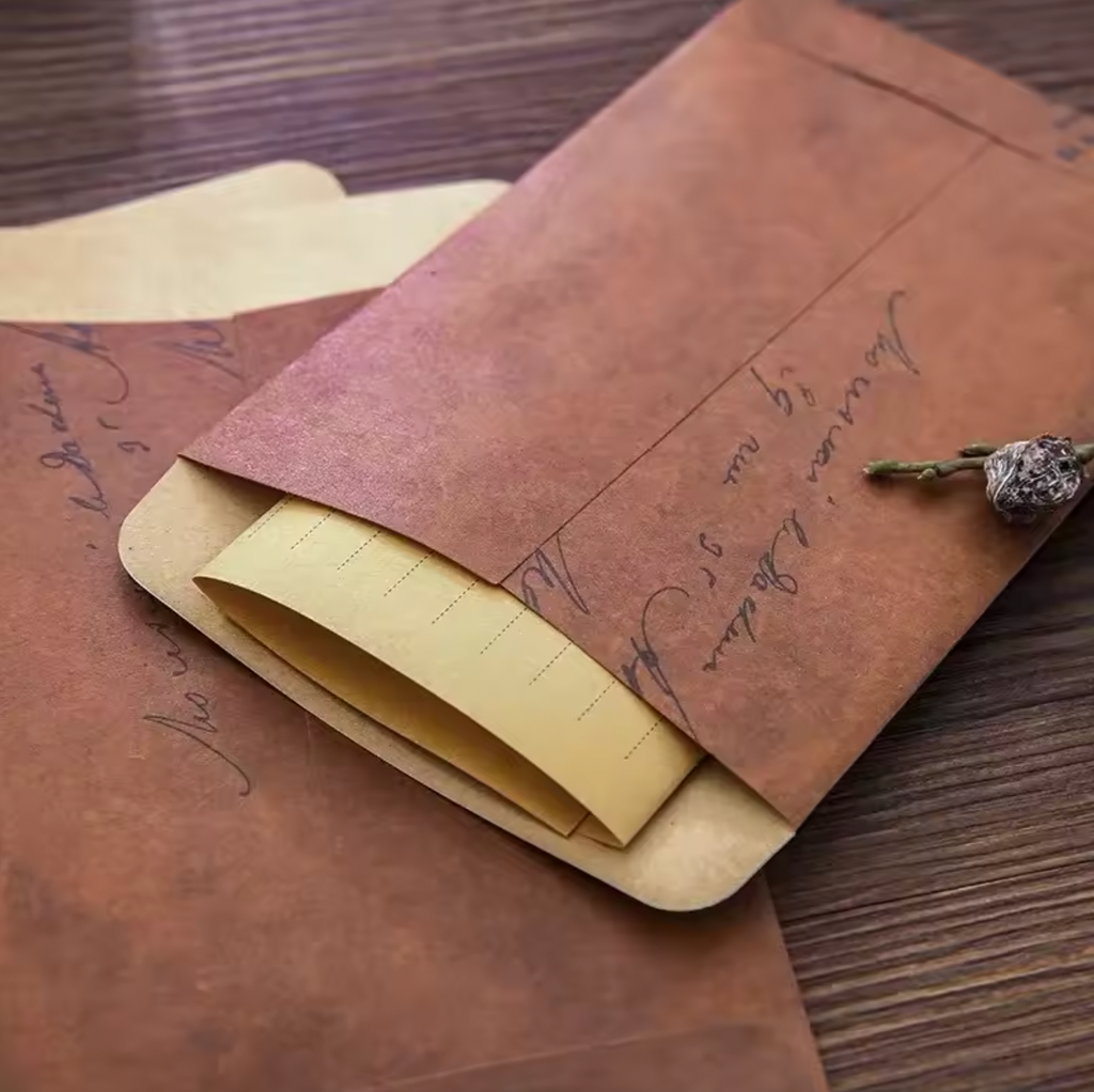 10 Classic Kraft Paper Envelopes – Ideal for Writing Letters, Invitations, or Tucking in a Little Gift
