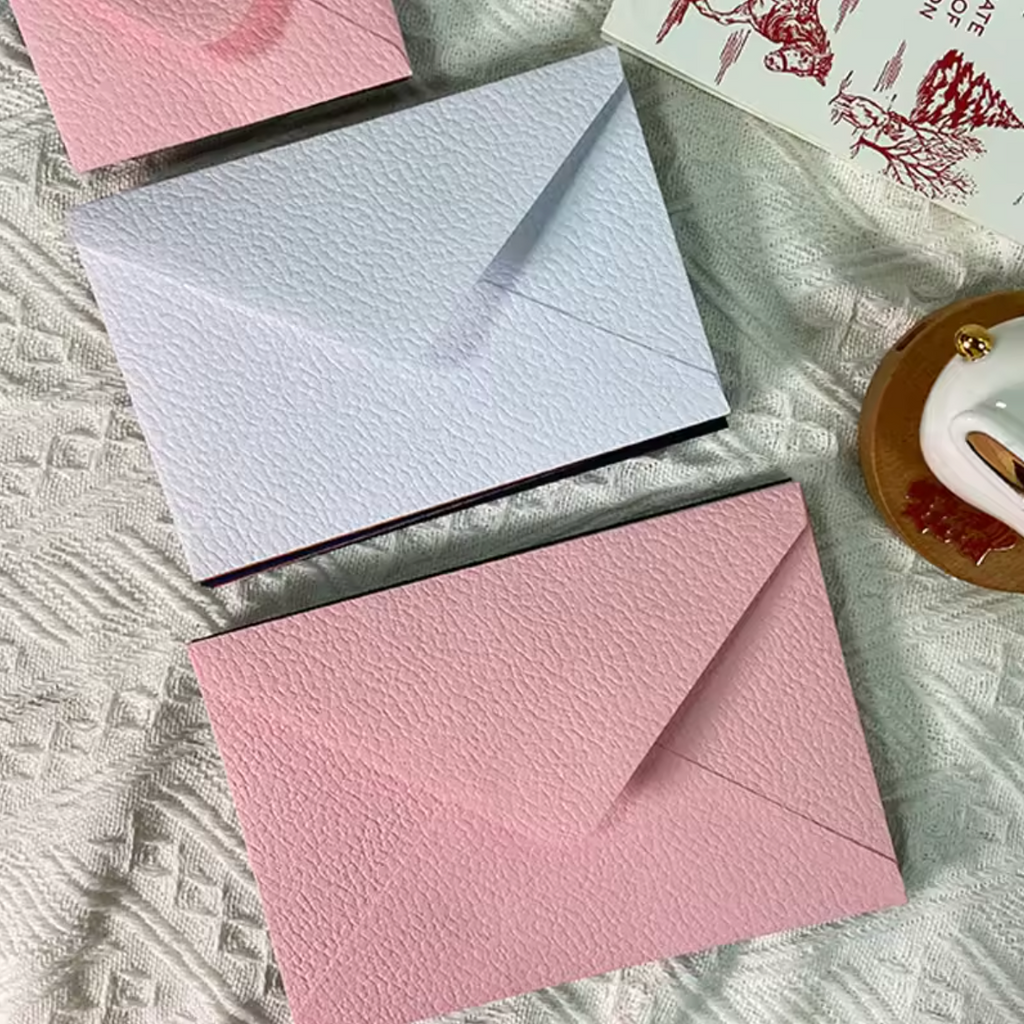 50 High-Quality Textured Envelopes – Ideal for Weddings, Letters & Keepsake Notes