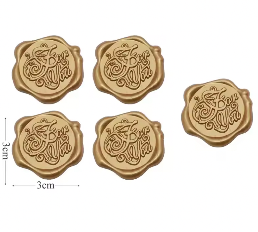 5-10 Thank You’ Wax Stickers – Perfect for Sealing Envelopes, Gift Wraps & Cards