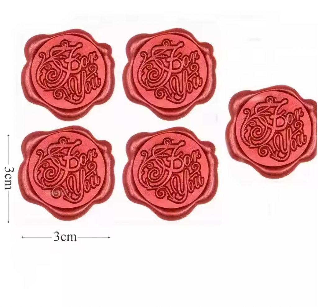 5-10 Thank You’ Wax Stickers – Perfect for Sealing Envelopes, Gift Wraps & Cards