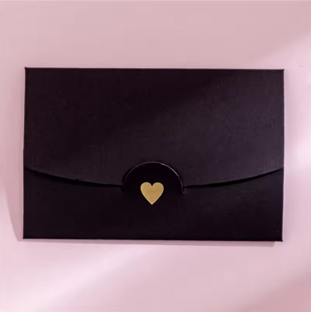 10 Tiny Shimmer Envelopes with Love Design – Ideal for Gift Cards, Name Cards & Sweet Notes