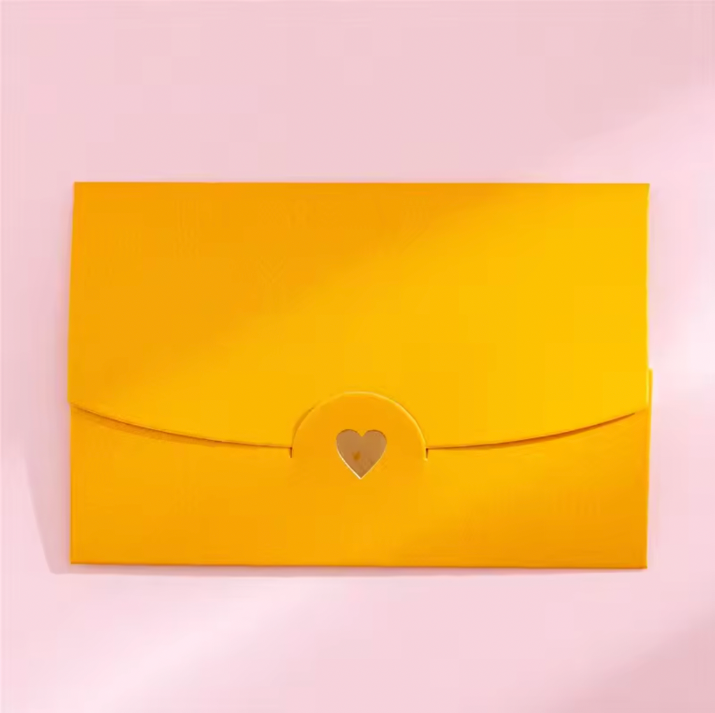 10 Tiny Shimmer Envelopes with Love Design – Ideal for Gift Cards, Name Cards & Sweet Notes