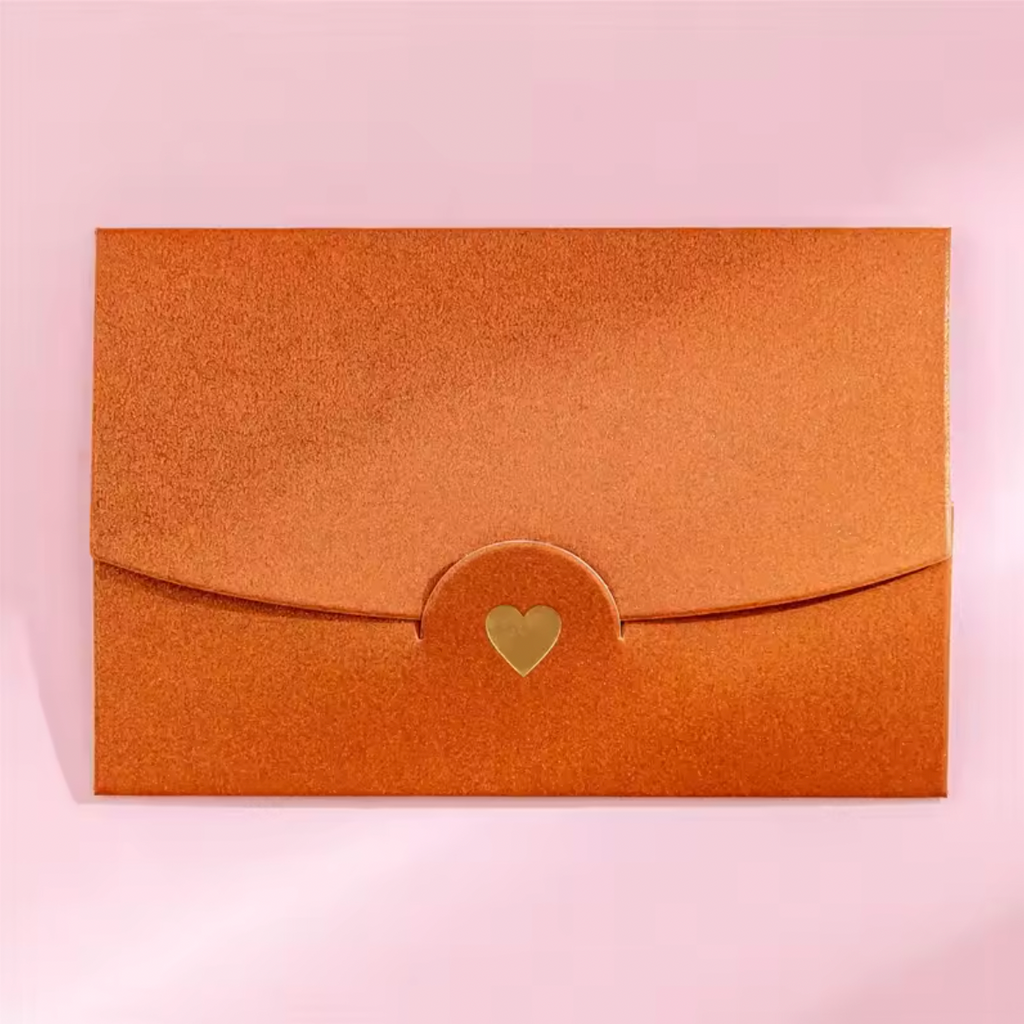 10 Tiny Shimmer Envelopes with Love Design – Ideal for Gift Cards, Name Cards & Sweet Notes