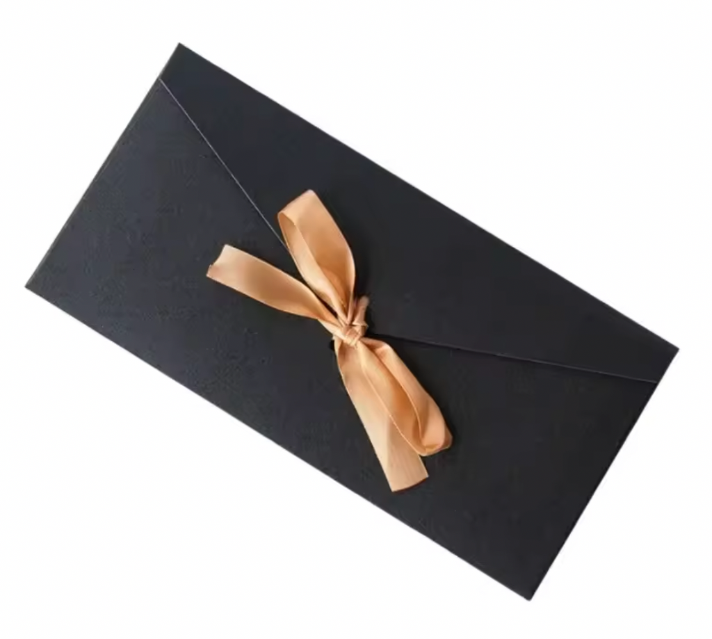 10 Large Decorative Envelopes with Bows – Retro Pearlescent Design for Special Occasions & Keepsake Letters