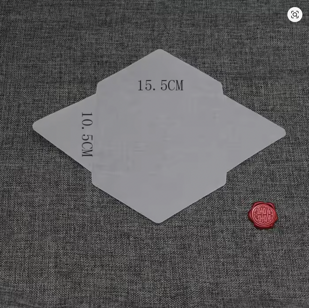 10 Custom Translucent Envelopes – Elegant Sulfuric Acid Paper for Cards, Gifts & Special Occasions