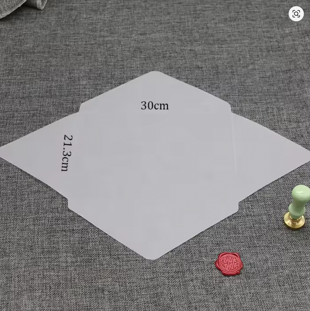 10 Custom Translucent Envelopes – Elegant Sulfuric Acid Paper for Cards, Gifts & Special Occasions