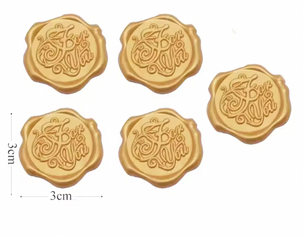 5-10 Thank You’ Wax Stickers – Perfect for Sealing Envelopes, Gift Wraps & Cards