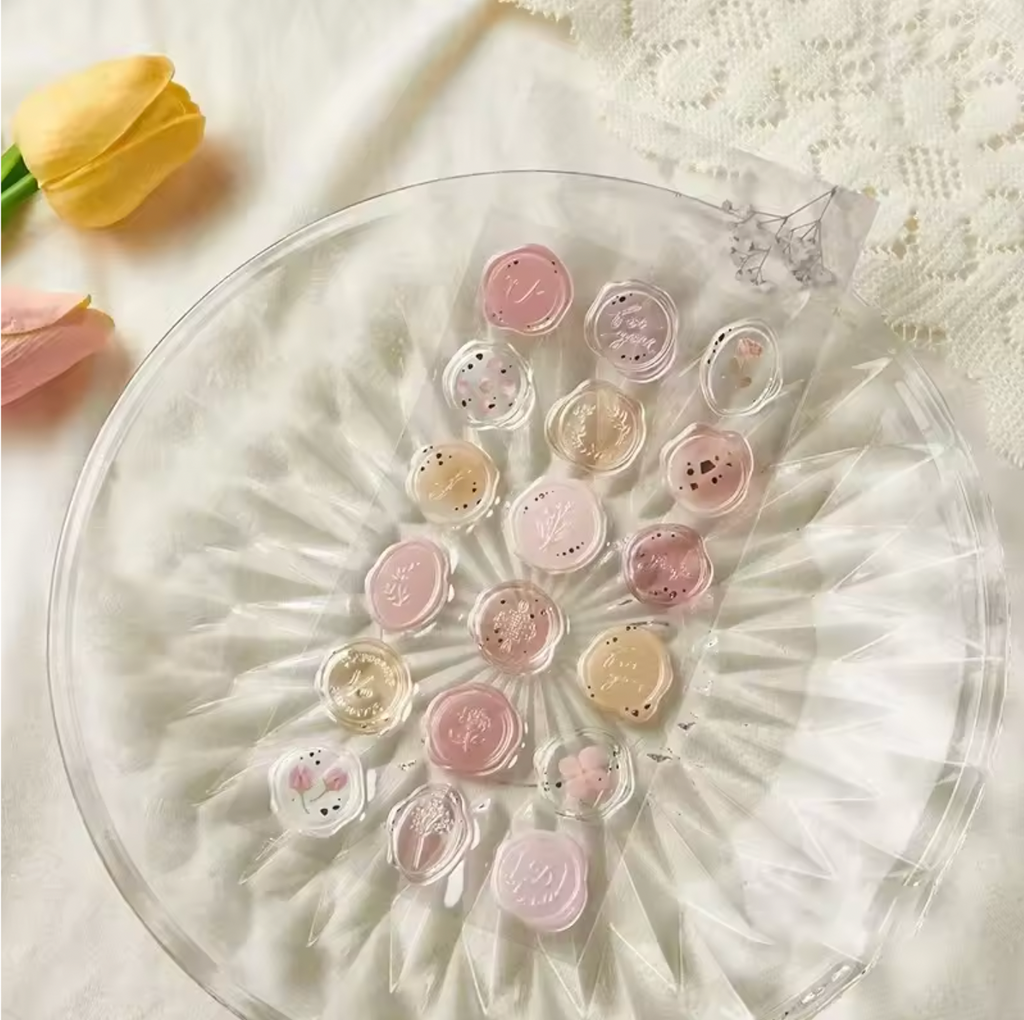 18 Sweet Seal Stickers – A Gentle Modern Touch for Cards, Gifts & Scrapbooks