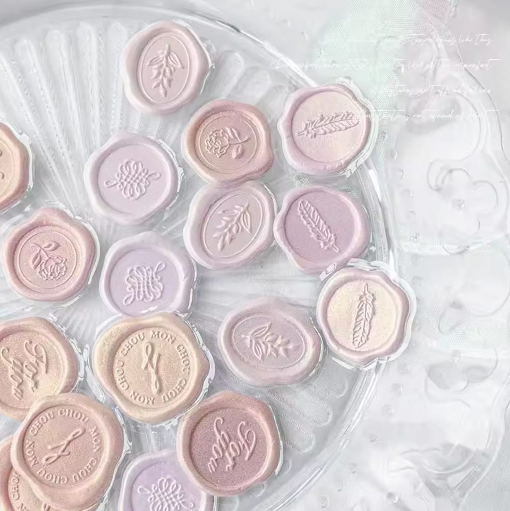 18 Peel & Stick Wax Seals – Warm Modern Accents for Notes, Envelopes & Keepsakes