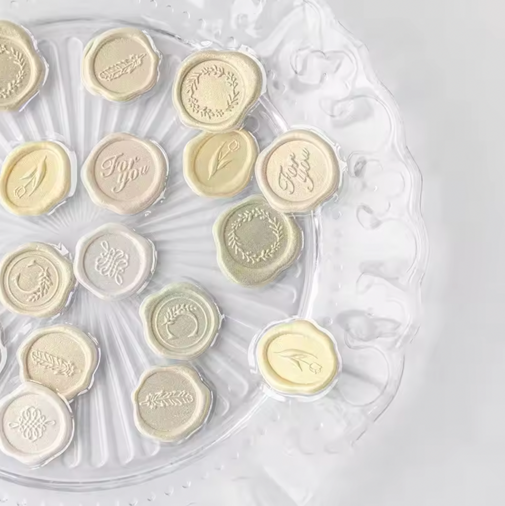 18 Peel & Stick Wax Seals – Warm Modern Accents for Notes, Envelopes & Keepsakes